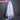 【Size S-2XL】DokiDoki-R Game Cosplay White Blue Dress Halloween