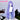 DokiDoki Game Wuthering Waves Cosplay Cantarella Wig Long Curly Purple Blue Gradient Hair