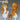 DokiDoki Anime Cosplay Wig Long Curly Orange Hair