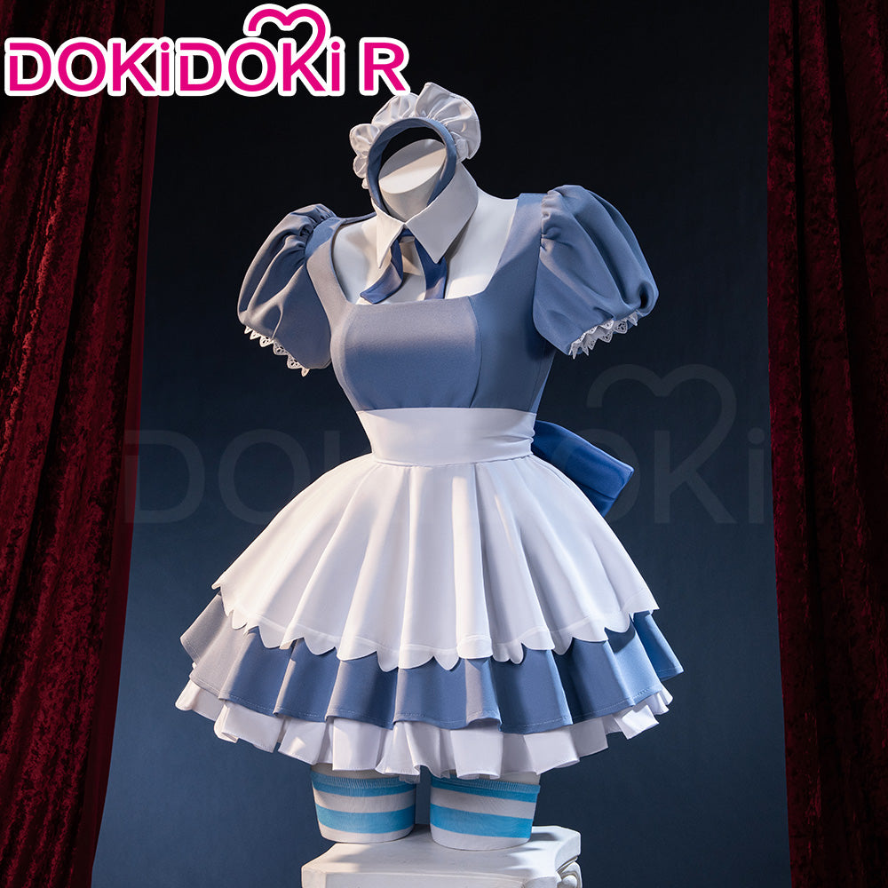 cute cosplay dresses Lolita Sweet Girls Womens Maid Apron Dress Cosplay Costume Japanese Cute Dress