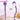 【Partially Ready For Ship】【120 CM】【FRONT LACE】DokiDoki Movie Anime Cosplay Women Wig / Weft / Pattern Tattoo / Headpieces Long Purple Hair Braid