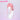 DokiDoki Game Cosplay Women Wig Pink Short Hair Blonde Highlight Bun x LE SSERAFIM