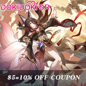 $5 Deposit =10% OFF Coupon DokiDoki-SR Game Honkai: Star Rail Cosplay Ting Yun Fugue Costume TingYun