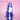 【Ready For Ship】DokiDoki Anime Cosplay Wig Long Curly Lilac Bluish Purple Hair