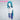 DokiDoki Game Cosplay Long Straight Blue Yellow Purple Highlight Hair
