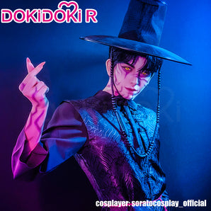 【US/EU LOCAL SHIPPING 】【Size S-3XL】DokiDoki-R Movie Anime KPOP KILLER Cosplay Black Costume