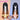 【Ready For Ship】DokiDoki Anime GACHIAKUTA Cosplay Amo Wig / Tattoo Long Black Copper Brown Straight Gradient Hair