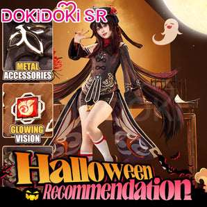 【Ready For Ship】【Size S-XXL】DokiDoki-SR Game Genshin Impact Hutao Cosplay Costume Hu Tao Costume Halloween