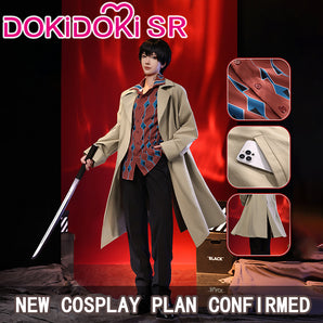 $5 Deposit =10% OFF Coupon DokiDoki-SR Anime Cosaply Coat Shirt Costume Men