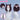 【Ready For Ship】DokiDoki Game Cosplay Wig / Tail Short Straight Brown White Highlight Hair