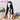 【Ready For Ship】DokiDoki Anime Wig Long Curly Black Yellow Hair / Horn / Bamboo Muzzle