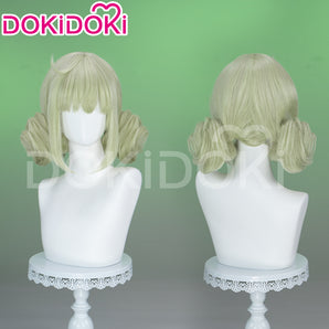 DokiDoki Anime Gushing over Magical Girls Cosplay Aragakiwi Long Curly Green Hair