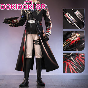DokiDoki-SR Game Love And Deepspace Cosplay Caleb Costume / Shoes Pilots