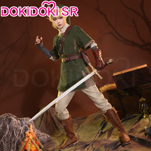 【Ready For Ship】【Size S-3XL】DokiDoki-SR Game Cosplay Costume Green Suit Halloween