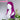 DokiDoki Anime Manga Cosplay Wig Long Curly Magenta Purple Gradient Hair