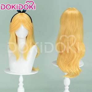 DokiDoki Anime Alice's Adventures in Wonderland Alice Cosplay Wig