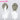 【Ready For Ship】DokiDoki Anime GIRLS BAND CRY Cosplay Rupa Wig Short Straight Gray Olive Hair GBC