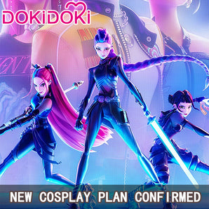 【Confirmed】$5 Deposit = 10% off Coupon DokiDoki Movie Anime KPop Demon Hunters Cosplay Rumi / Mira / Zoey Costume Battle Suit HUNTR/X