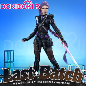 【Ready For Ship】【Size S-4XL】【Last Batch】DokiDoki-R Movie Anime KPOP KILLER Cosplay Black Costume BATTLE SERIE