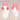 【Ready For Ship】DokiDoki Manga  Cosplay  Wig Short Straight Peachy Pink Hair Two Buns