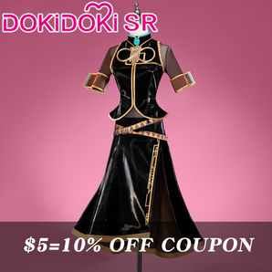 $5 Deposit =10% OFF Coupon  DokiDoki-SR Cosplay Costume Black Dress