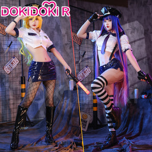 ăIn StockăDokiDoki-R Anime Cosplay Costume Angel Police Uniform