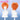 【Ready For Ship】【Pre Crimped】DokiDoki Anime Cosaply Wig Orange Short