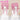 DokiDoki Anime Shugo Chara Cosplay Hinamori Amu Daiya Wig Pink Long Hair Amulet Dia