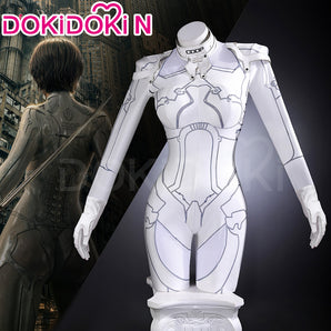 【 Ready For Ship】【Size S-3XL】DokiDoki-N Game Stellar Blade: Blood Rain Cosplay Evie Costume White Bodysuit