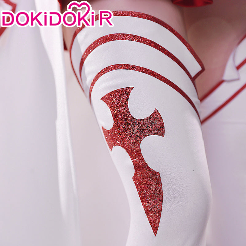 DokiDoki-R Anime Sword Art Online Cosplay Yuuki Asuna Costume SAO