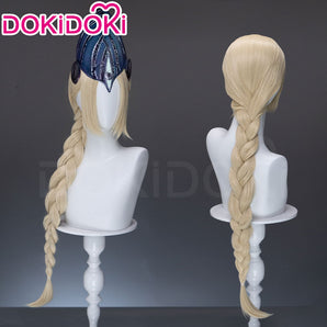 DokiDoki Game Dark Souls Cosplay Ciaran Wig Long Braid Blonde Hair Lord's Blade Ciaran