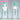 DokiDoki Cosplay Wig Long Straight Blue Green