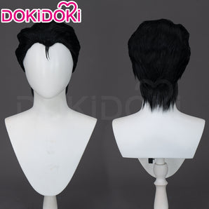 【Ready For Ship】DokiDoki Anime Cosplay Men Moori Koggoro Wig Short Black Hair Slick Back