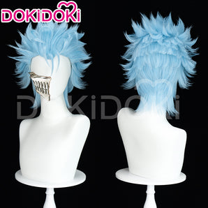 DokiDoki Anime Cosplay Wig Short Straight Blue Hair