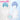 【Ready For Ship】DokiDok Manga Anime Cosplay Wig / Wreath Short Straight Blue Hair