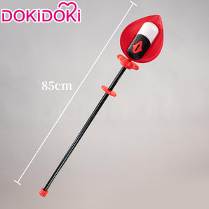 DokiDoki Anime Cosplay Prop Black Red Microphone