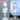 DokiDoki Game Genshin Impact Cosplay Mualani Wig / Accessories Headwear Long Straight White Blue Hair Natlan