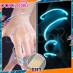 【Glowing】DokiDoki Anime Season 7 Cosplay Rotating Nail Spinning Nail Accessory Prop SBR