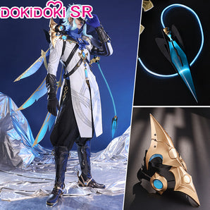 【Size S-3XL】DokiDoki-SR Game Genshin Impact Il Dottore Cosplay Costume Fatui Harbingers