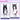 DokiDoki Game Arknights Cosplay Texas the Omertosa Wig Long Straight Black Hair Cellinia Texas