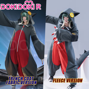 【US/EU LOCAL SHIPPING】【Size S-3XL】DokiDoki-R Anime GACHIAKUTA Cosplay Guita Costume Cute Pajamas With Shoes Fleece / Trench Coat Fabric Version