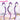 【Partially Ready For Ship】【120 CM】【FRONT LACE】DokiDoki Movie Anime Cosplay Women Wig / Weft / Pattern Tattoo / Headpieces Long Purple Hair Braid