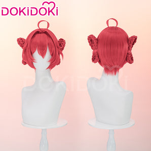 DokiDoki Game Wuthering Waves Cosplay Danjin Wig Straight Blue Women Hair Dan Jin