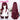 【Ready For Ship】DokiDoki Game Steins Gate Cosplay Makise Kurisu Wig Long Straight Red Hair