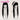 DokiDoki Anime Cosplay Casual Wig Long Straight Black Hair