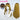 Chainsmoker Cat Cosplay Kansaineko Wig Long Straight Brown Gradient Hair DokiDoki Kaoruko Nishi