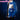 Cyber Tech Cosplay R Costume Size S-2XL DokiDoki Blue Leather Jacket