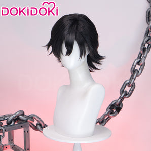 DokiDoki Anime GACHIAKUTA Cosplay Follo Tunito Wig Short Black Hair