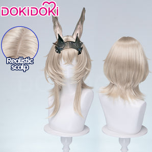 DokiDoki Game Arknights: Endfield Cosplay Avywenna Wig Long Light Blonde Layered Hair