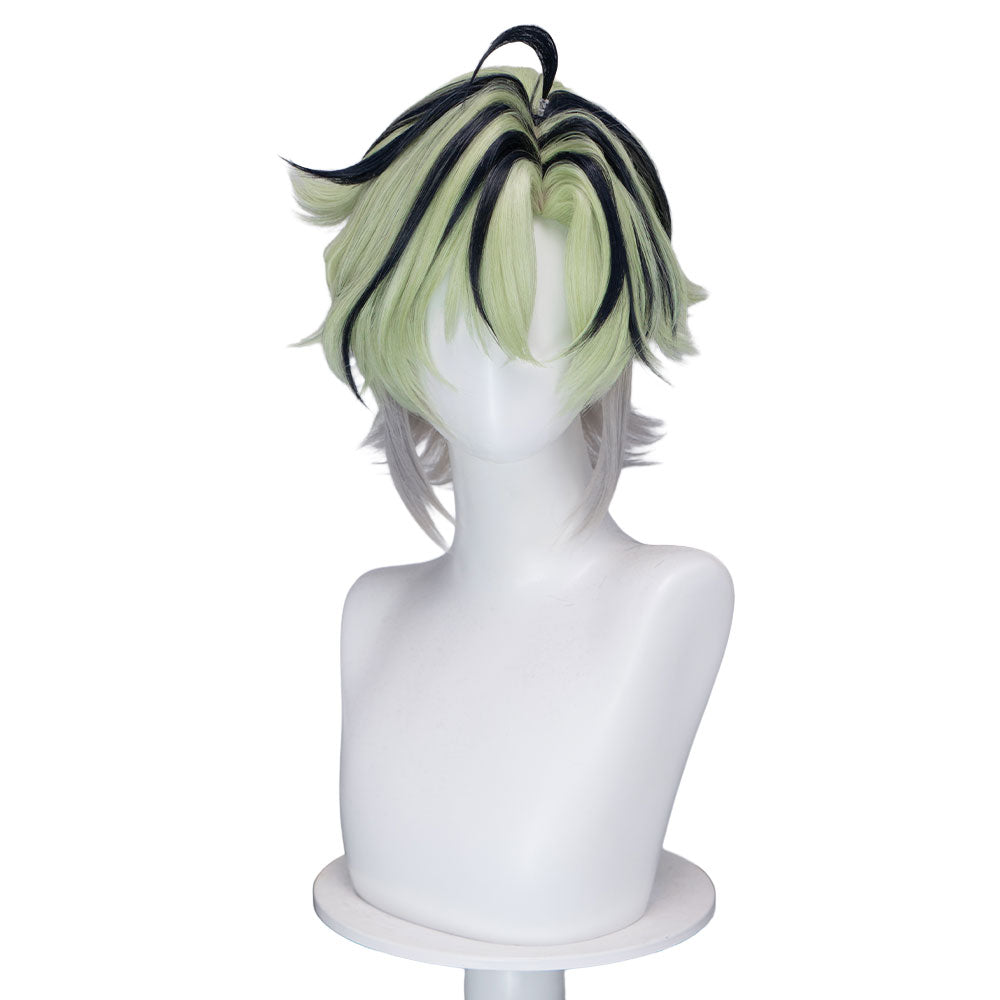 Knight Rider Wig DokiDoki Game Arknights: Endfield Cosplay Lifeng Wig Short Light Green ...